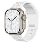 Buckle Concave Leopard Silicone Watch Band, For Apple Watch 46mm / 49mm / 45mm / 44mm, For Apple Watch 42mm / 41mm / 40mm / 38mm - DealBuddy