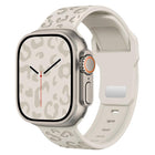 Buckle Concave Leopard Silicone Watch Band, For Apple Watch 46mm / 49mm / 45mm / 44mm, For Apple Watch 42mm / 41mm / 40mm / 38mm - DealBuddy