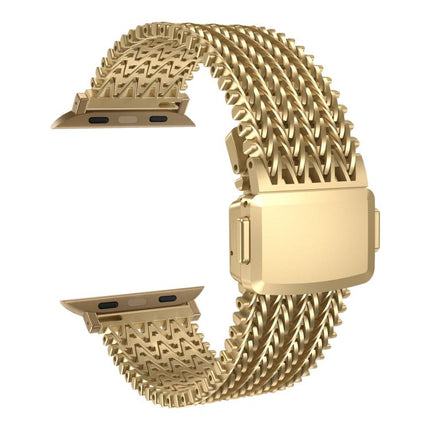 Mesh Magnetic Stainless Steel Watch Band, For Apple Watch 46mm / 49mm / 45mm / 44mm, For Apple Watch 42mm / 41mm / 40mm / 38mm - DealBuddy