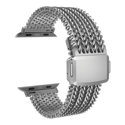 Mesh Magnetic Stainless Steel Watch Band, For Apple Watch 46mm / 49mm / 45mm / 44mm, For Apple Watch 42mm / 41mm / 40mm / 38mm - DealBuddy