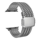 Mesh Magnetic Stainless Steel Watch Band, For Apple Watch 46mm / 49mm / 45mm / 44mm, For Apple Watch 42mm / 41mm / 40mm / 38mm - DealBuddy