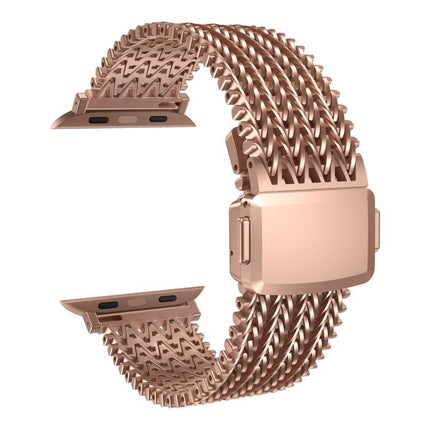 Mesh Magnetic Stainless Steel Watch Band, For Apple Watch 46mm / 49mm / 45mm / 44mm, For Apple Watch 42mm / 41mm / 40mm / 38mm - DealBuddy