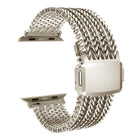 Mesh Magnetic Stainless Steel Watch Band, For Apple Watch 46mm / 49mm / 45mm / 44mm, For Apple Watch 42mm / 41mm / 40mm / 38mm - DealBuddy