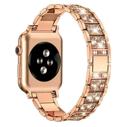 xDfind Diamond Jewelry Stainless Steel Watch Band, For Apple Watch 42 / 44 / 45 / 46 / 49mm, For Apple Watch 38 / 40 / 41 / S10 42mm - DealBuddy