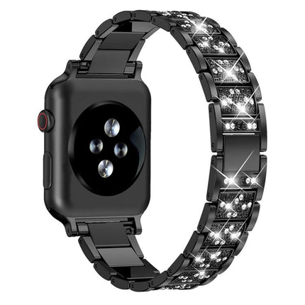 xDfind Diamond Jewelry Stainless Steel Watch Band, For Apple Watch 42 / 44 / 45 / 46 / 49mm, For Apple Watch 38 / 40 / 41 / S10 42mm - DealBuddy