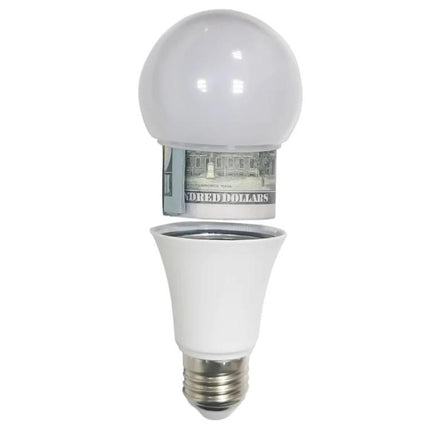 Creative Light Bulb Piggy Bank Cash Medicine Storage Box