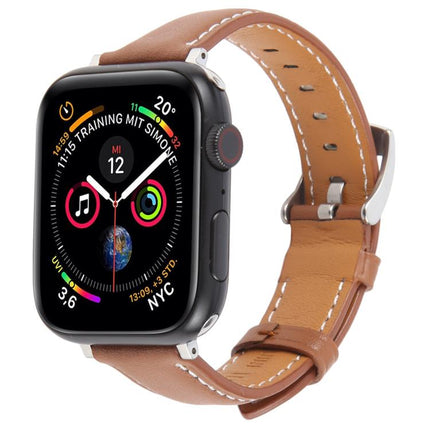 Silk Microfiber Leather Watch Band, For Apple Watch 46mm / 49mm / 45mm / 44mm, For Apple Watch 42mm / 41mm / 40mm / 38mm - DealBuddy