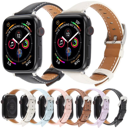 Silk Microfiber Leather Watch Band, For Apple Watch 46mm / 49mm / 45mm / 44mm, For Apple Watch 42mm / 41mm / 40mm / 38mm - DealBuddy