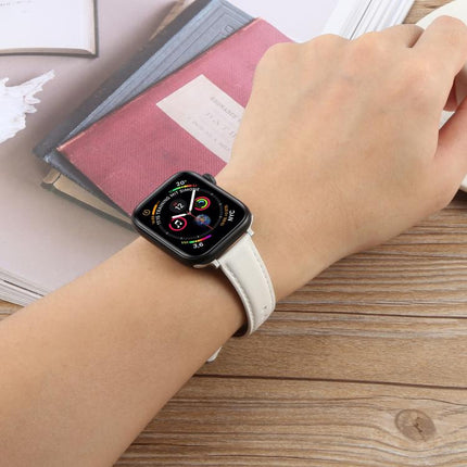 Silk Microfiber Leather Watch Band, For Apple Watch 46mm / 49mm / 45mm / 44mm, For Apple Watch 42mm / 41mm / 40mm / 38mm - DealBuddy