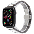 Three Beads Ceramics 18mm Steel Watch Band, For Apple Watch 46mm / 49mm / 45mm / 44mm, For Apple Watch 42mm / 41mm / 40mm / 38mm - DealBuddy