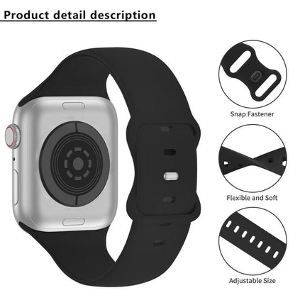 Butterfly Buckle Silicone Watch Band with Film Integrated PC Cover