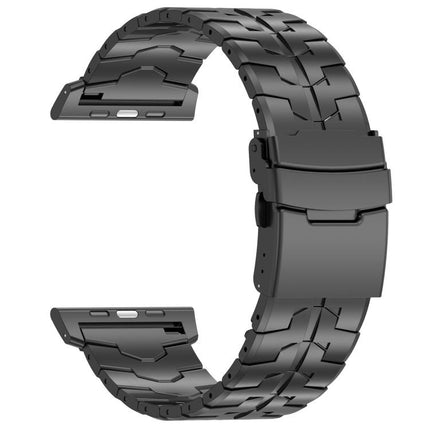 26mm Quick Release Flat Buckle Titanium Alloy Watch Band, For Apple Watch 46mm / 49mm / 45mm / 44mm - DealBuddy