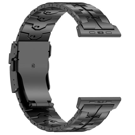 26mm Quick Release Flat Buckle Titanium Alloy Watch Band, For Apple Watch 46mm / 49mm / 45mm / 44mm - DealBuddy