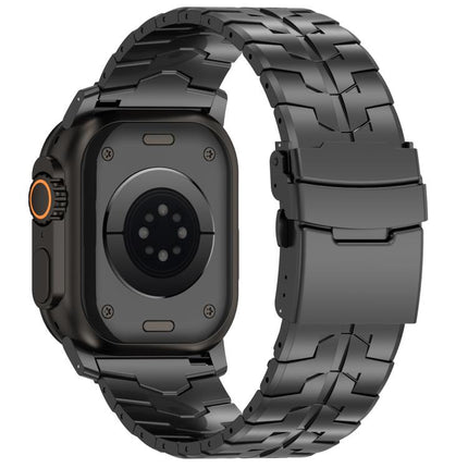 26mm Quick Release Flat Buckle Titanium Alloy Watch Band, For Apple Watch 46mm / 49mm / 45mm / 44mm - DealBuddy