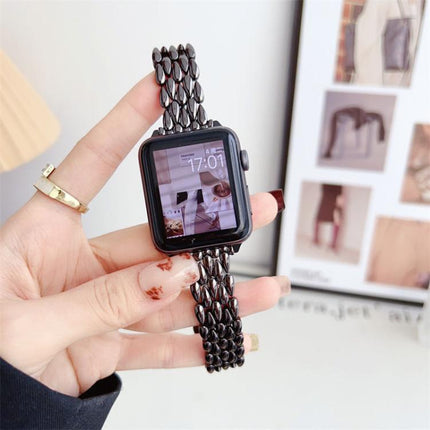 Water Drop Zinc Alloy Watch Band, For Apple Watch 46mm / 49mm / 45mm / 44mm, For Apple Watch 42mm / 41mm / 40mm / 38mm - DealBuddy