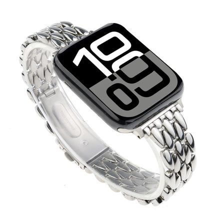 Water Drop Zinc Alloy Watch Band, For Apple Watch 46mm / 49mm / 45mm / 44mm, For Apple Watch 42mm / 41mm / 40mm / 38mm - DealBuddy
