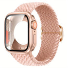 Ladder Buckle Loop Nylon Watch Band with Change to Ultra 49mm Film PC Cover