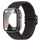 Ladder Buckle Loop Nylon Watch Band with Change to Ultra 49mm Film PC Cover, For Apple Watch Series 44mm, For Apple Watch Series 40mm, For Apple Watch Series 10 / 11 46mm, For Apple Watch Series 10 / 11 42mm, For Apple Watch Series 45mm                ... - DealBuddy