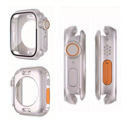 Ladder Buckle Loop Nylon Watch Band with Change to Ultra 49mm Film PC Cover