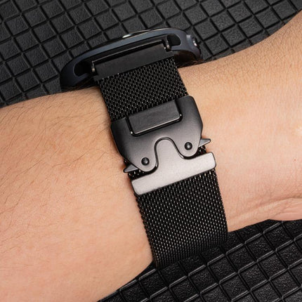 Umbrella Buckle Milanese Stainless Steel Watch Band