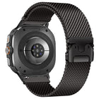 Umbrella Buckle Milanese Titanium Steel Watch Band