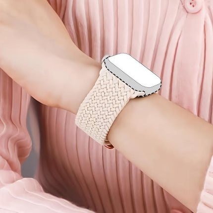 Ladder Buckle Loop Nylon Watch Band with Film Frosted PC Cover