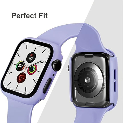 Pin Buckle Silicone Watch Band with Film Integrated PC Case