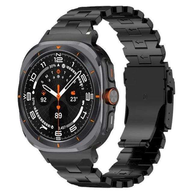 Butterfly Safety Buckle Titanium Alloy Watch Band, For Galaxy Watch Ultra2 2026 / 2025 / 1 2024