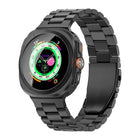 Three Beads Flat Buckle Titanium Alloy Watch Band