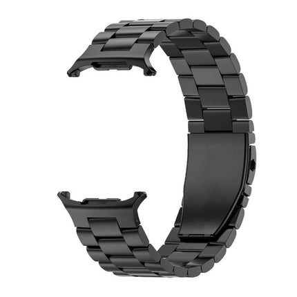 Three Beads Flat Buckle Titanium Alloy Watch Band, For Samsung Galaxy Watch Ultra / Ultra 2025, For Samsung Galaxy Watch8 / Watch8 Classic - DealBuddy