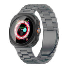 Three Beads Flat Buckle Titanium Alloy Watch Band