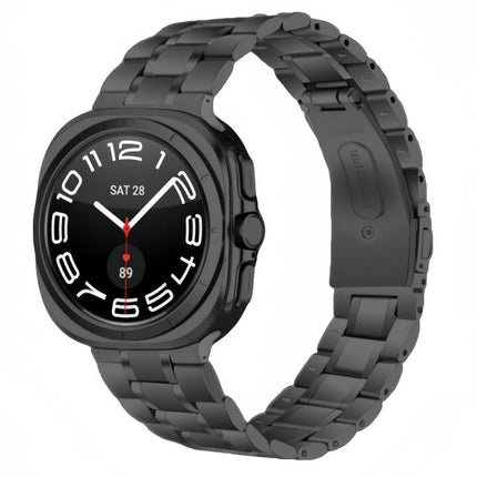Five Beads Stainless Steel Metal Watch Band, For Samsung Galaxy Watch Ultra / Ultra 2025, For Samsung Galaxy Watch8 / Watch8 Classic - DealBuddy