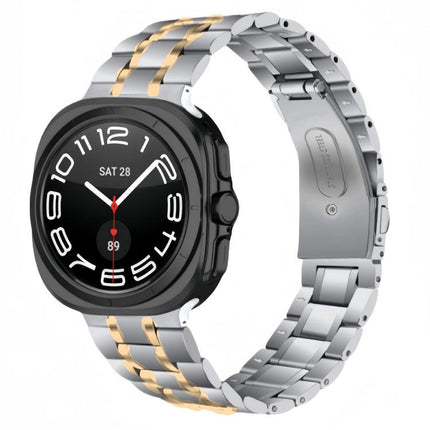 Five Beads Stainless Steel Metal Watch Band, For Samsung Galaxy Watch Ultra / Ultra 2025, For Samsung Galaxy Watch8 / Watch8 Classic - DealBuddy