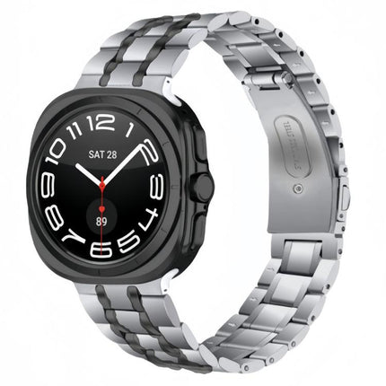 Five Beads Stainless Steel Metal Watch Band, For Samsung Galaxy Watch Ultra / Ultra 2025, For Samsung Galaxy Watch8 / Watch8 Classic - DealBuddy