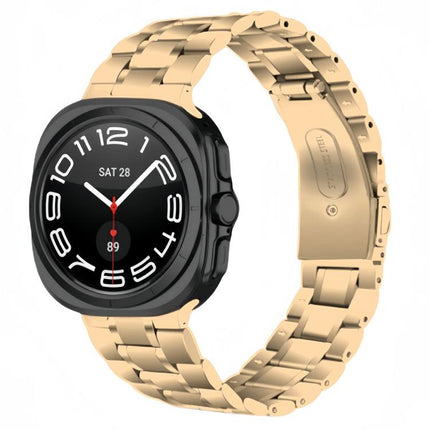 Five Beads Stainless Steel Metal Watch Band, For Samsung Galaxy Watch Ultra / Ultra 2025, For Samsung Galaxy Watch8 / Watch8 Classic - DealBuddy