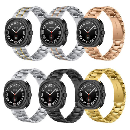 Five Beads Stainless Steel Metal Watch Band, For Samsung Galaxy Watch Ultra / Ultra 2025, For Samsung Galaxy Watch8 / Watch8 Classic - DealBuddy