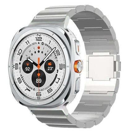 One Beads Magnetic Buckle Titanium Alloy Watch Band, For Samsung Galaxy Watch Ultra / Ultra 2025, For Samsung Galaxy Watch8 / Watch8 Classic - DealBuddy