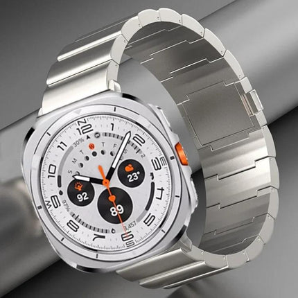 One Beads Magnetic Buckle Titanium Alloy Watch Band, For Samsung Galaxy Watch Ultra / Ultra 2025, For Samsung Galaxy Watch8 / Watch8 Classic - DealBuddy
