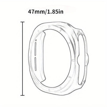 Dual-row Holes Silicone Watch Band with TPU Case, For Samsung Galaxy Watch Ultra 47mm / Ultra 2025 - DealBuddy