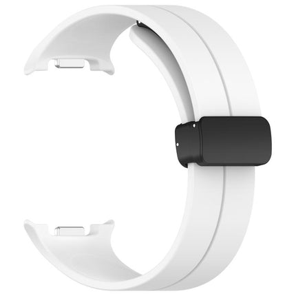 xDfind Fold Black Buckle Magnetic Silicone Watch Band