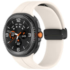 xDfind Fold Black Buckle Magnetic Silicone Watch Band