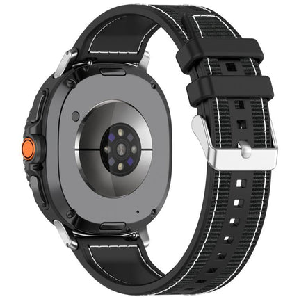 xDfind Hybrid Nylon Braid Silicone Watch Band, For Samsung Galaxy Watch 8 / 8 Classic 22mm - DealBuddy