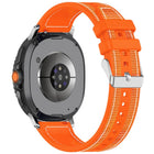 xDfind Hybrid Nylon Braid Silicone Watch Band, For Samsung Galaxy Watch 8 / 8 Classic 22mm - DealBuddy