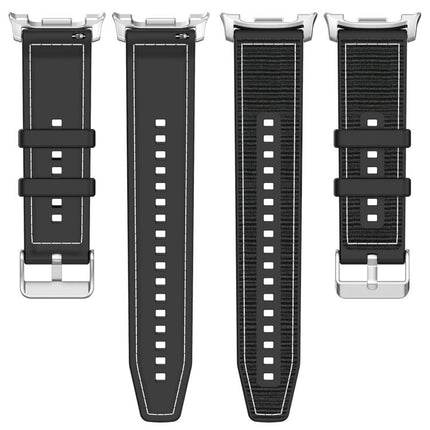 xDfind Hybrid Nylon Braid Silicone Watch Band, For Samsung Galaxy Watch 8 / 8 Classic 22mm - DealBuddy