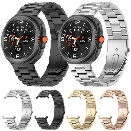 Three Beads Stainless Steel Watch Band, For Samsung Galaxy Watch8 / Watch8 Classic - DealBuddy