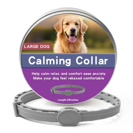 Pet Deworming Calming Collar Fleas Ticks Removing, Aluminum Box Packing, 72cm For Large Dog, 56cm For Puppy, 56cm For Cat - DealBuddy