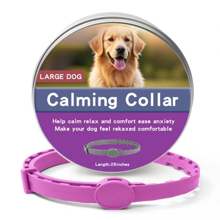Pet Deworming Calming Collar Fleas Ticks Removing, Aluminum Box Packing, 72cm For Large Dog, 56cm For Puppy, 56cm For Cat - DealBuddy