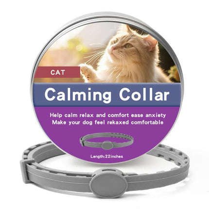 Pet Deworming Calming Collar Fleas Ticks Removing, Aluminum Box Packing, 72cm For Large Dog, 56cm For Puppy, 56cm For Cat - DealBuddy