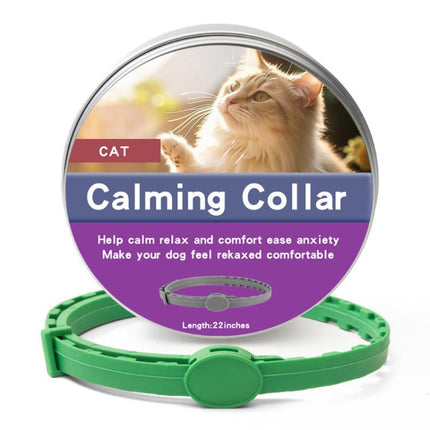 Pet Deworming Calming Collar Fleas Ticks Removing, Aluminum Box Packing, 72cm For Large Dog, 56cm For Puppy, 56cm For Cat - DealBuddy