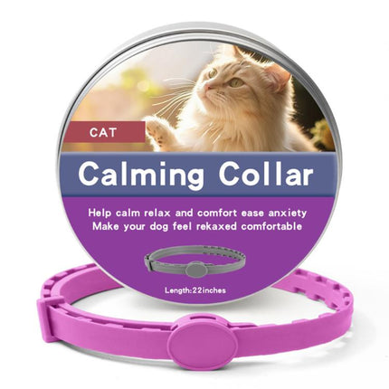 Pet Deworming Calming Collar Fleas Ticks Removing, Aluminum Box Packing, 72cm For Large Dog, 56cm For Puppy, 56cm For Cat - DealBuddy
